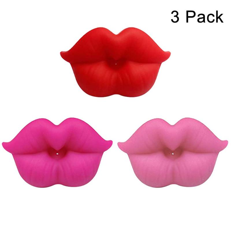 

3PCS Soft Silicone Cute Pacifier Design with Kiss Lip, BPA Free, Newborn Infant Pacifier, Great Gift for Baby Shower