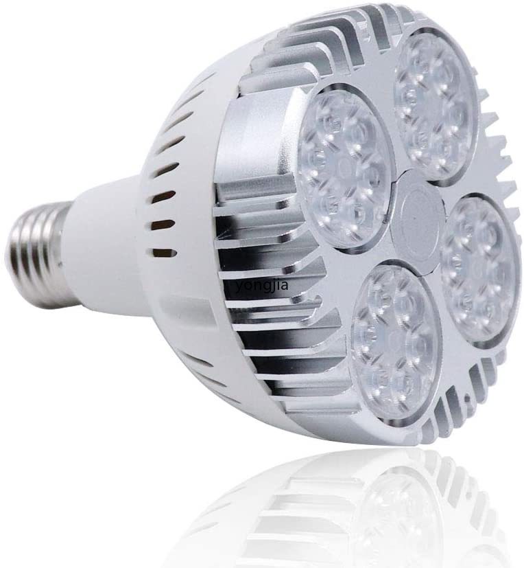 

PAR30 35W LED Bulb White 6000K 2800lm E27 Base25 Degree Beam Angle Track Spotlight with Fan