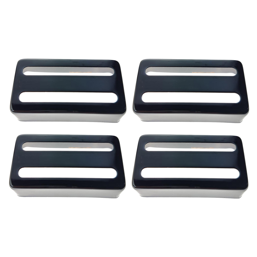 

Pack Of 4 IILP-BK Mini Copper Guitar Pickup Cover Instrument Accessories