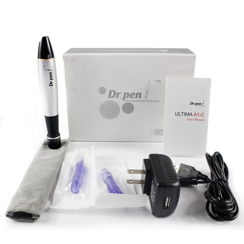 

A1-C Dr. Pen Derma Pen Auto Microneedle System Adjustable Needle Lengths 0.25mm-3.0mm Electric DermaPen Stamp Auto Micro Needle CE