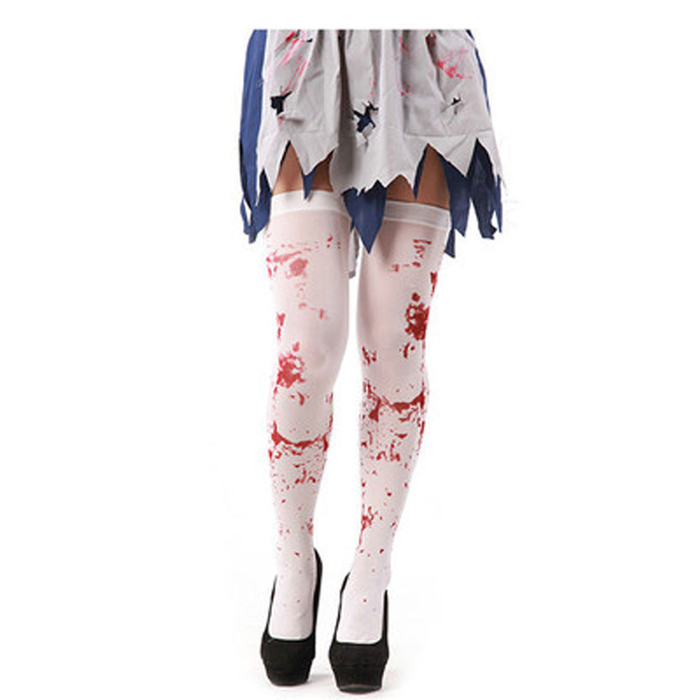 Bloody Leggings Adult Womens Horror Zombie Costume Tight Leggings