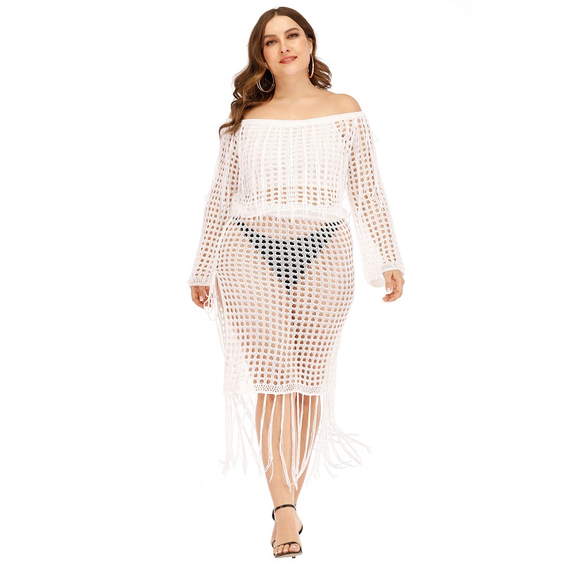 plus size crochet swimwear