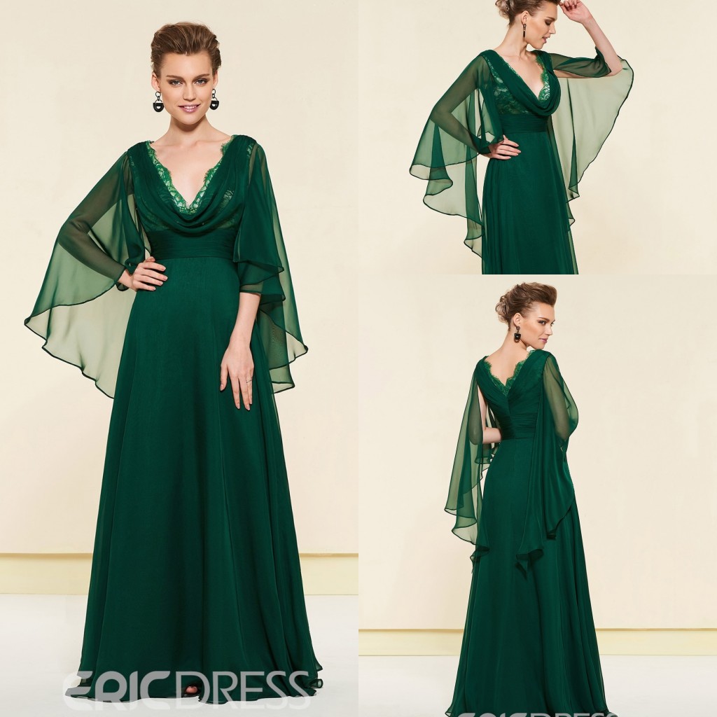 

A Line Mother Of The Bridal Dresses V Neck Appliques Tulle Prom Dress Floor Length Mothers Dresses