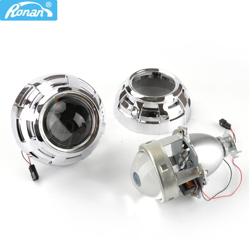 

Car Styling 3.0"HID Metal Headlight Projector Lens use Xenon Lamps H1 with H4 H7 adapter