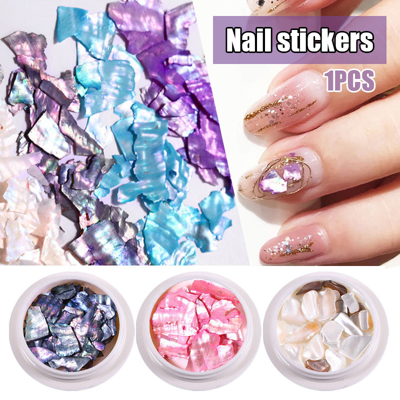 

Nail Sequins Shell Fragments Colored Glitter Stickers Handmade Nail Paillettes Art Tips Art Accessories WH998