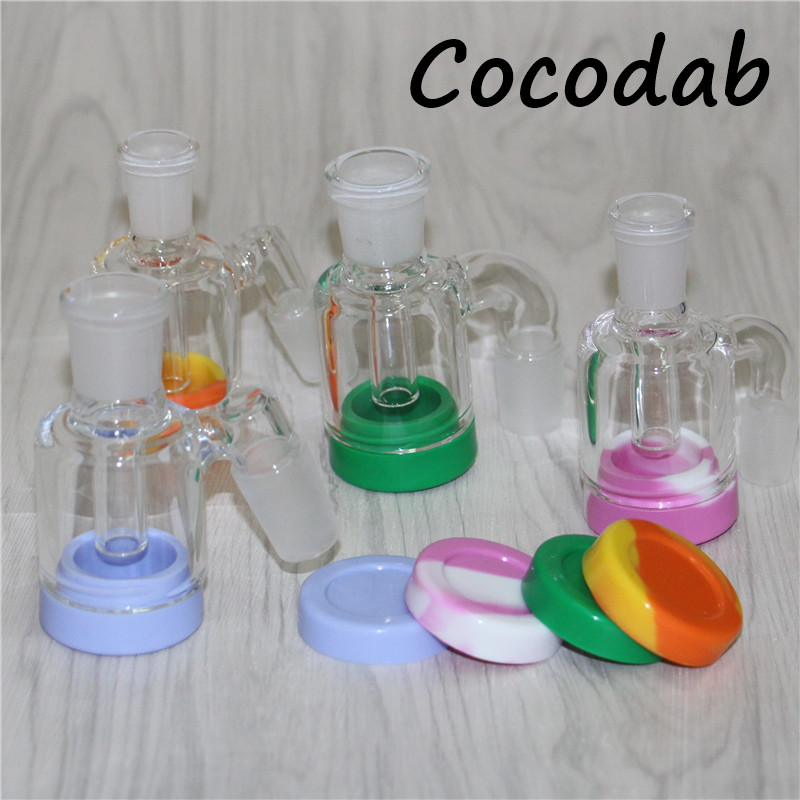 

Glass Reclaim Catchers ashcatchers handmake 3.2 Inch for Smoking dab rigs 14mm 18mm Bubbler Ash Catcher 45 90 Degree Ashcatcher