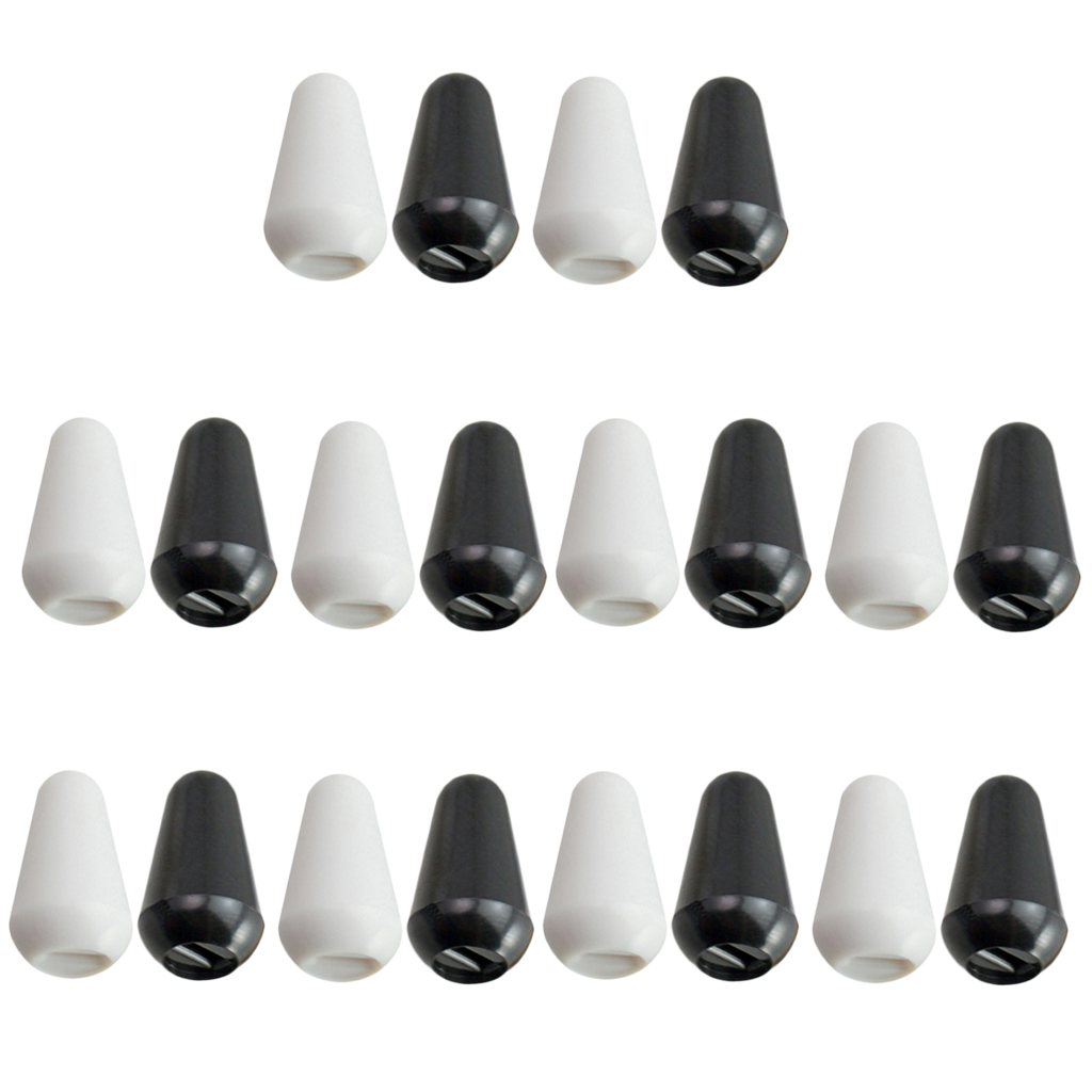 

20Pcs 4mm Plastic Toggle Switch Tips Knobs Cap for ST SQ Electric Guitars