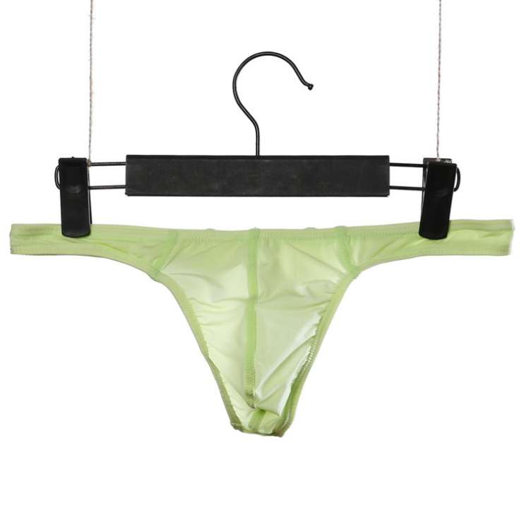 

Fashion Brand Male Thongs man Sexy Smooth Briefs men Panties Underpants Gay panties New Fashion, Clear