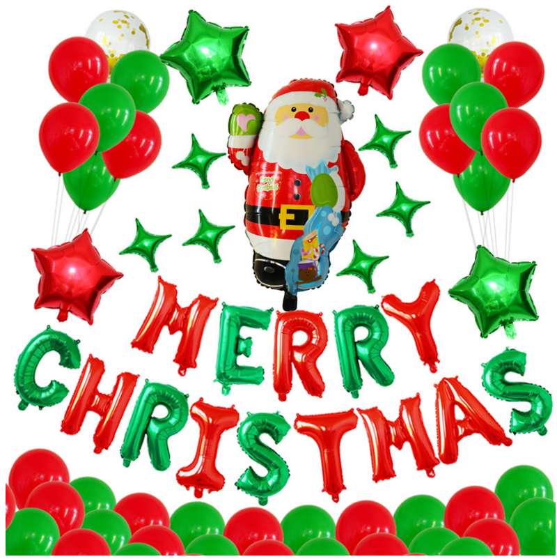 Christmas Balloon Sets Birthday Party Decorations Latex Helium