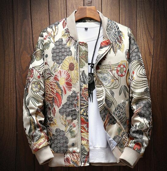 

hot selling!Zongke Japanese Embroidery Men Jacket Coat Man Hip Hop Streetwear Men Jacket Coat Bomber Clothes 2019 Sping New