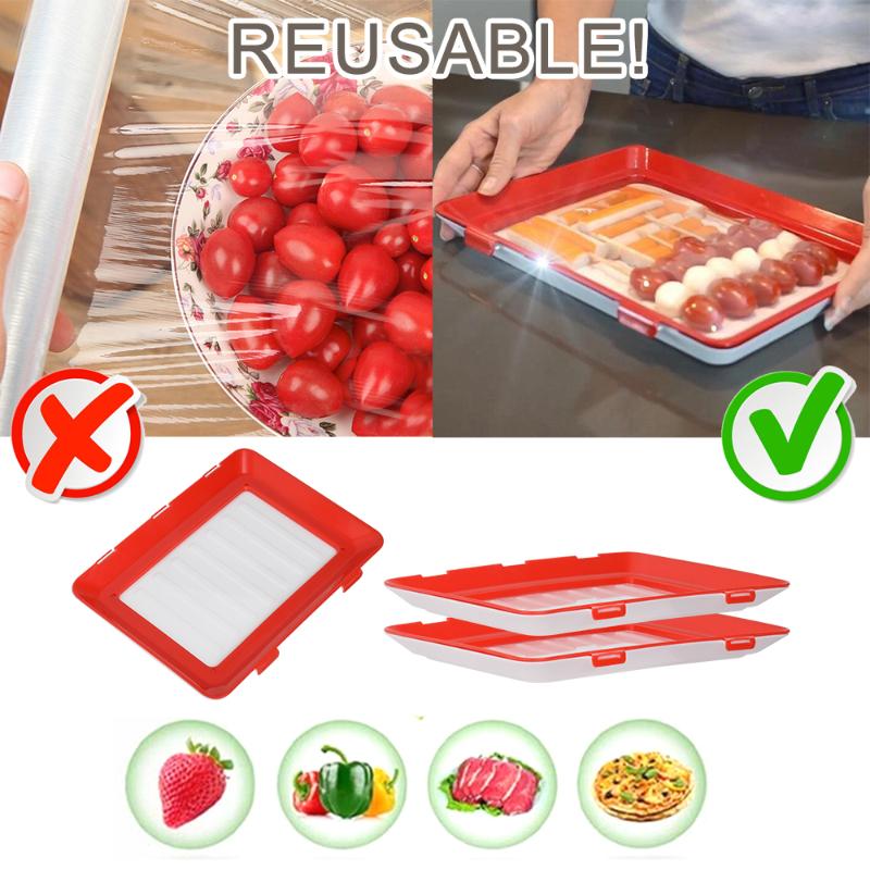 

Creative Preservation Tray Fresh Keeping Fresh Spacer Organizer Preservate Refrigerator Storage Storage Rack