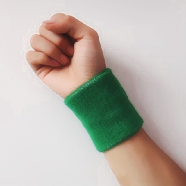 2020 Quality Cotton Wristbands Prevent Sweating Solid Color Wrist Band