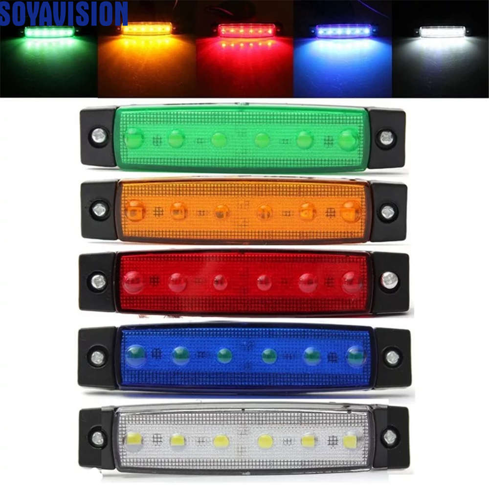 2x 6mm Car Panel Indicator Lamp Warning Light 12V Green LED Metal Truck Van