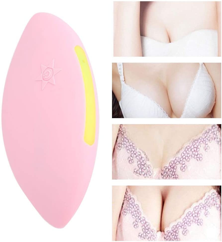 Neufday Breast Massager, Silicone Electric Breast Massager Wireless Chest Enlargement Breast Massage Machine Chest Care-image-540349355