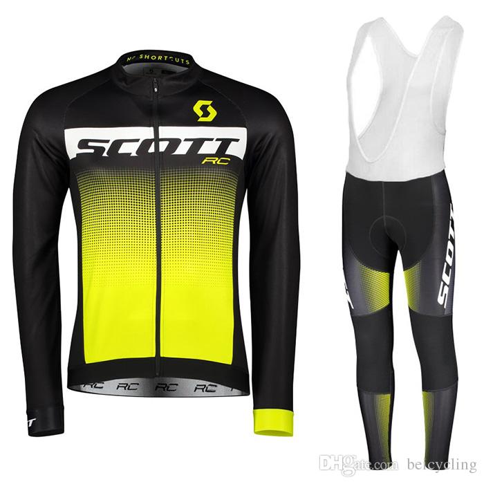 

2018 Cycling Jersey Long Sleeve and Cycling bib Pants Cycling Kits Strap B18040306