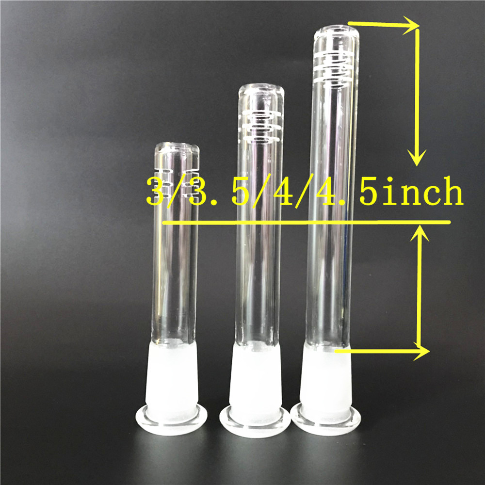 

Bongs Downstems Smoking Accessories 14mm Thick Diffuser Glass Pipes 14-18 Female Diffused with 6 Cuts for Water Pipe Slide Stem Bowl