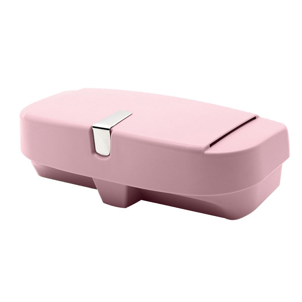 

New Car Multi-function Folding Glasses Case Pen-type Glasses General Pink, Gray, Beige, Black Box