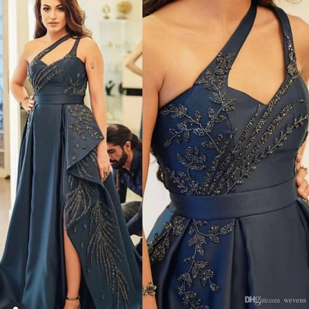 calvin klein pearl neck ruffle draped evening gown
