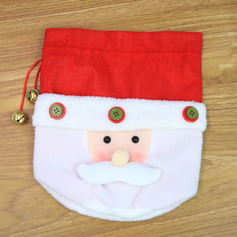 

Merry Christmas Gift Bags Nonwovens Santa Claus Xmas Packing Bags Happy New Year 2019 Christmas Candy Navidad A17