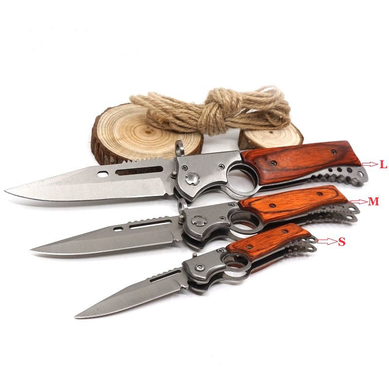 

New Style AK47 Folding Gun Knife Pocket Tactical Knife Camping Outdoor MultiTool Survival Knives With LED Light EDC Tools