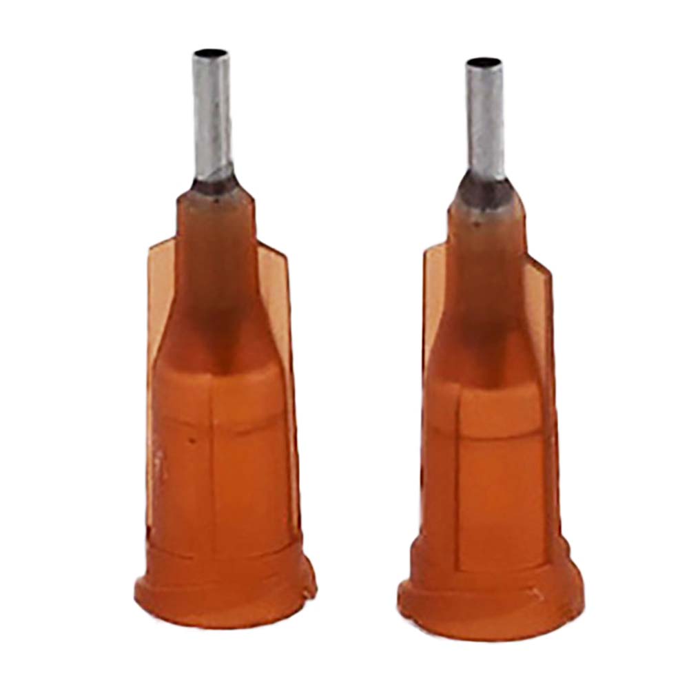 

wholesale 15G W/ ISO standard Dispensing needles PP luer lock hub 0.25-inch tubing length precision S.S. dispense blunt tips