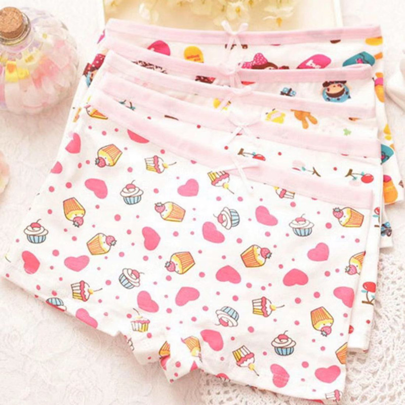 

3Pcs/lot Girls Boxer Underwear Baby Panties Girls Cotton Underpants Shorts for 2-10 Years, Mix