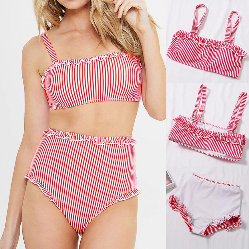 

Women' Bikini Hot Set Swimsuit Filled Bra Swimwear Beachwear bikinis 2020 mujer monokini bather swimming suit