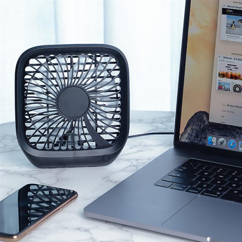 

Car Rear Seat Fan Foldable Silent Air Conditioner Electric Back Seat Mini USB Cooler Portable Three-Grade Wind Speed For Summer