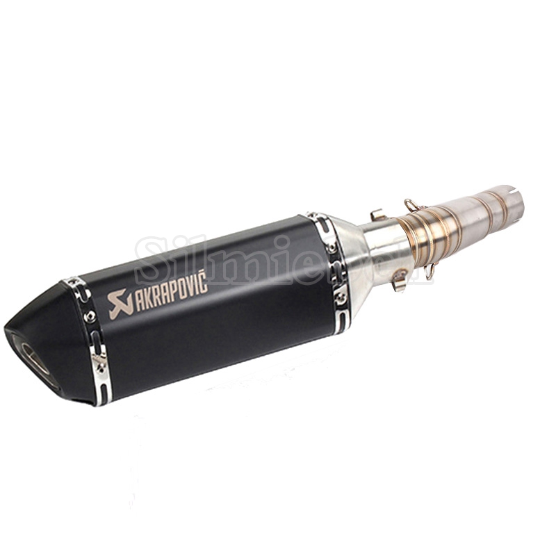 

NC700X Escape Motorcycle Akrapovic Exhaust With Link Pipe System For NC 700 NC750X NC750S 2012 to 2017 2018 NC700X NC700S