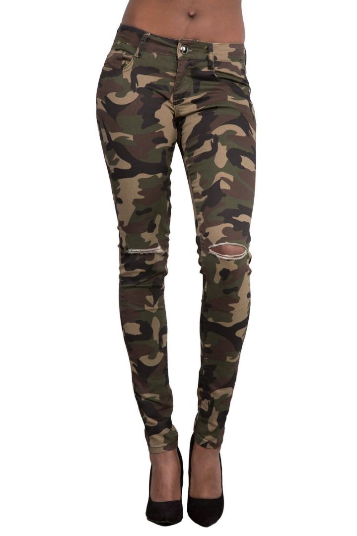 Pantalones Camuflados De Mujer Online Pantalones Camuflados De