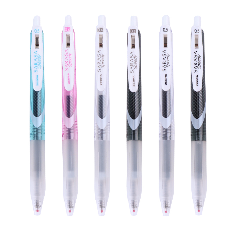 

Zebra JJZ33 SARASA New Speedy Gel Pen 0.4 mm 0.5 mm Japan Fast Dry Ink