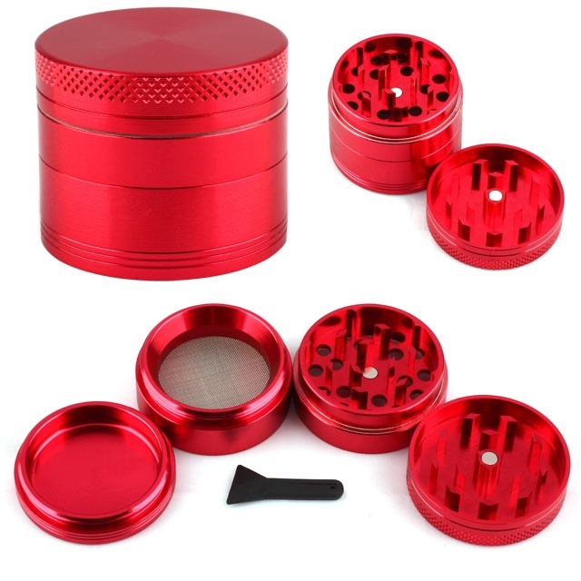 

Hot Sale Grinders Zinc Alloy Metal Grinders 40mm Diameter 4 Parts Herb Grinders Herb Crushers Fast Shipp valentines day gifts