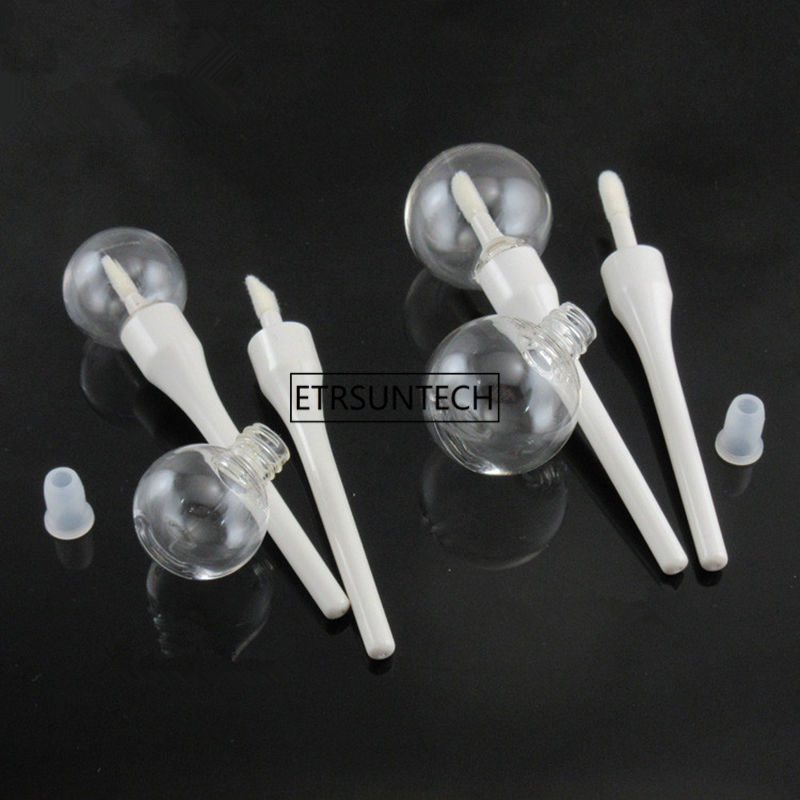 

6ML /11ml lamp bulb shape lip gloss/color cream tube or lip tube with brush,empty container F20172158