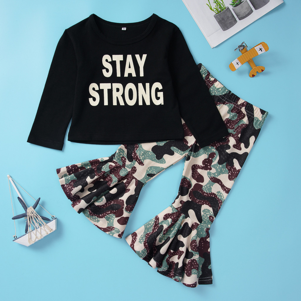 

Infant Baby Clothing Sets Newborn Infant Baby Boy Girls Letter Camouflage Clothes T-shirt Tops +camouflage Pants Outfits Set