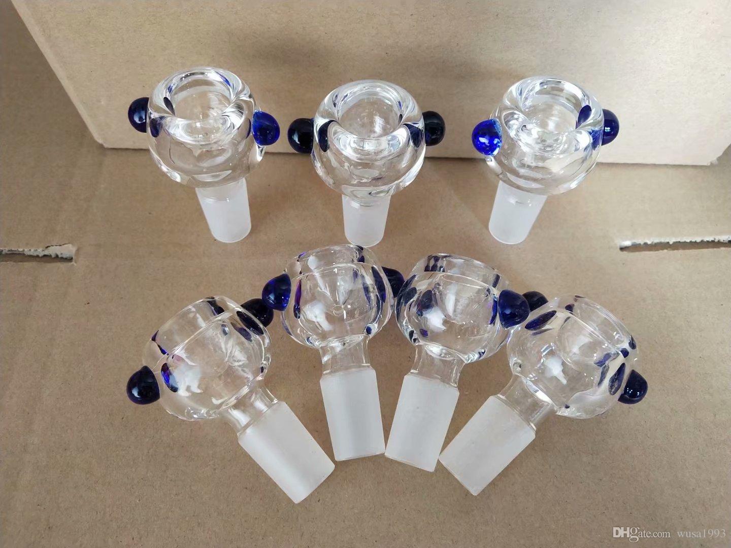 

New Thickened Glass Bubble Head Converter Wholesale Glass Hookah, Glass Water Pipe Fittings, Smoking ,Free Shippin