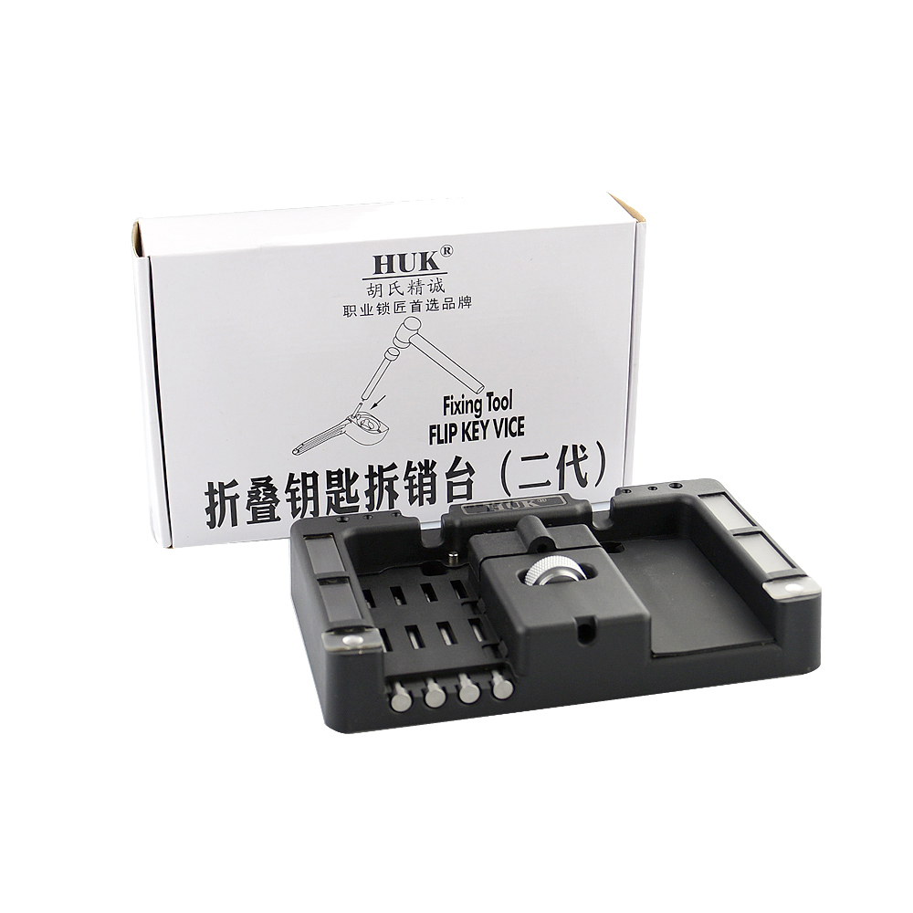 Original HUK Key Fixing Tool Flip Key Vice Of Flip-key Pin Remover for Locksmith Tool With Four Pins Free Shipping-image-491718463