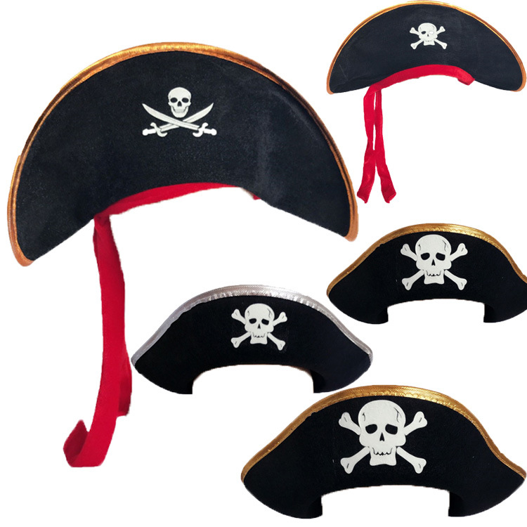 Halloween Cosplay Hat Caribbean Pirate Hat Cosplay Props Party Supplies