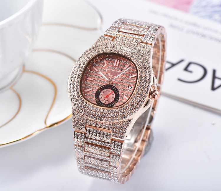 2020 New luxury mens watches Quartz Watch designer watches PT Brand Little needle run seconds Full drill womens fashion accessories-image-553254475