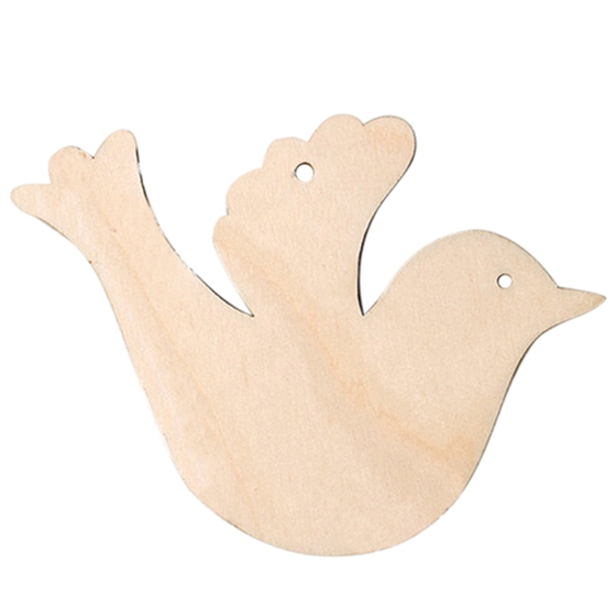 

10pcs/set Wooden Dove for Wedding Wish Tree or Christmas Decoration Ornament