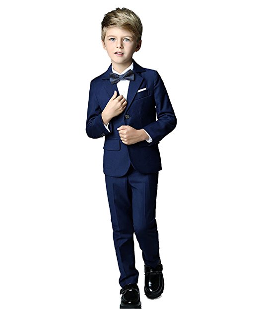 pantalon azul marino con camisa