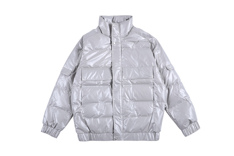 

Top Quality 2020 Winter Solid Color Down Jackets Men Women Loose Fit White Duck Down Jacket Coats Waterproof Overcoat Men, Black
