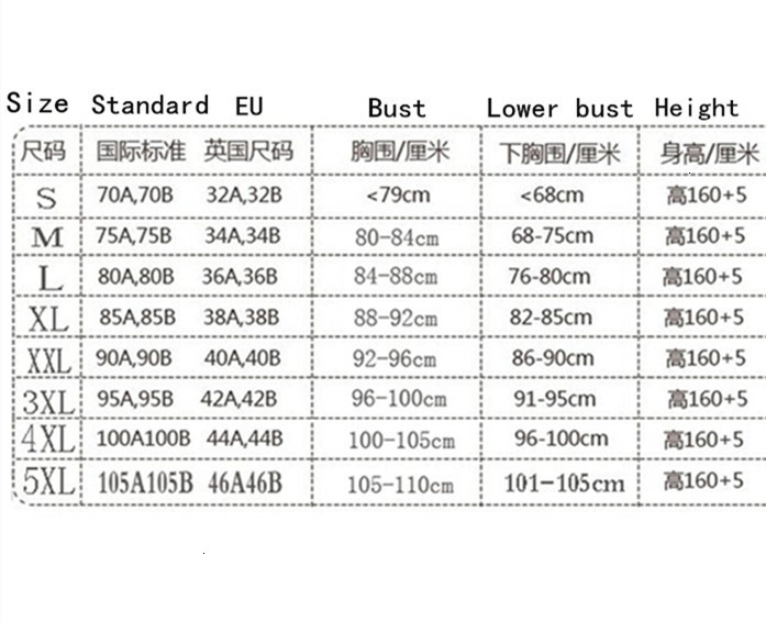 Chest Binder Size Chart