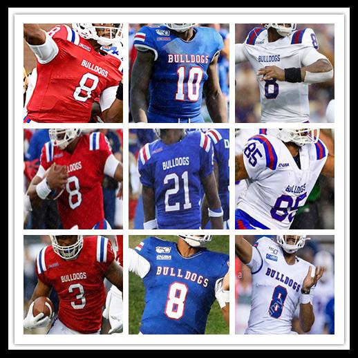 

Ncaa 2019 Louisiana Tech Bulldogs College Football Bee Jay Williamson Isaiah Windmon Charvis Thornton J Mar Smith Robertson Morrison Jersey, Red with 150
