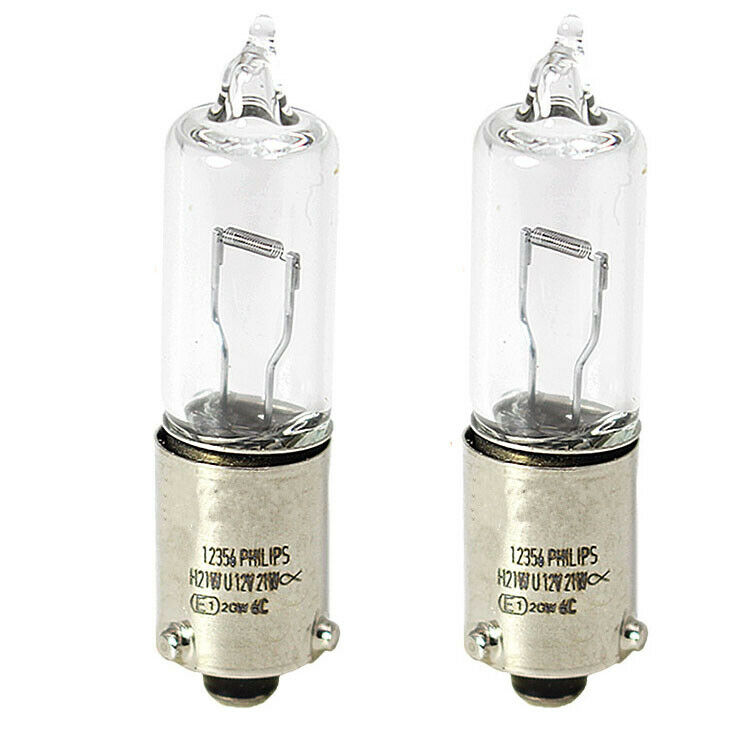 

2× Bulb PHILIPS 12V H21W 12356 Car Turn Signal Rear Fog Light Brake Halogen Bulb
