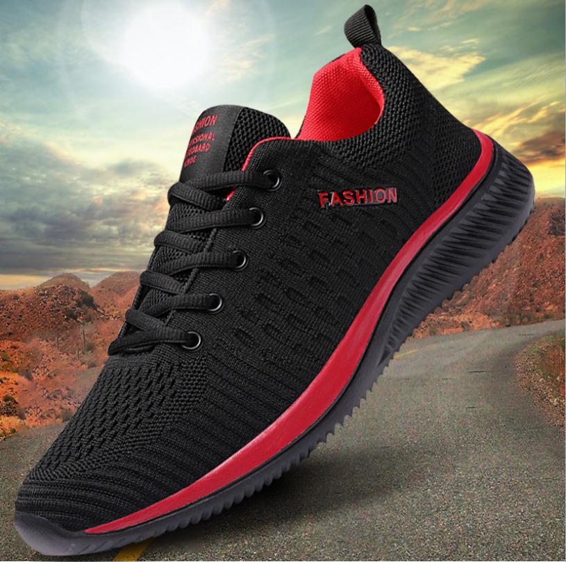 

2019 New Mens Sneakers Loafers Fashion Breathable Men Low Cut Casual Sport Shoes Fashion Male Zapatillas Walking Shoes 40-45