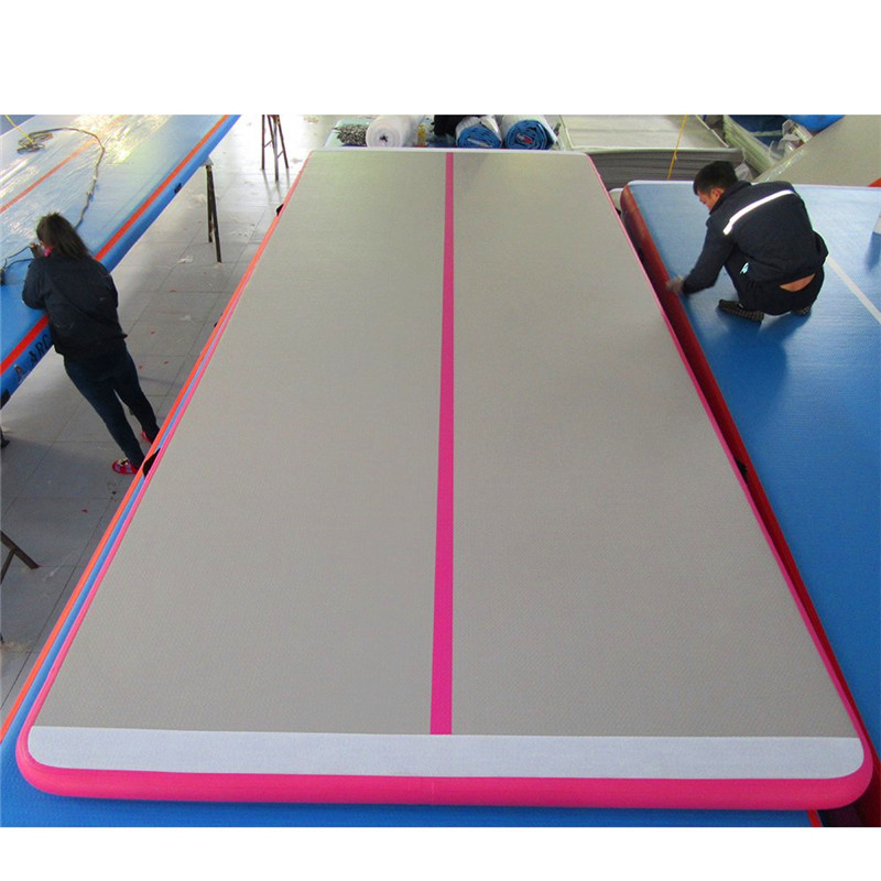 

factory 5*2*0.2m gymnastics inflatable air track, gym mat inflatable air tumble track, inflatable air track