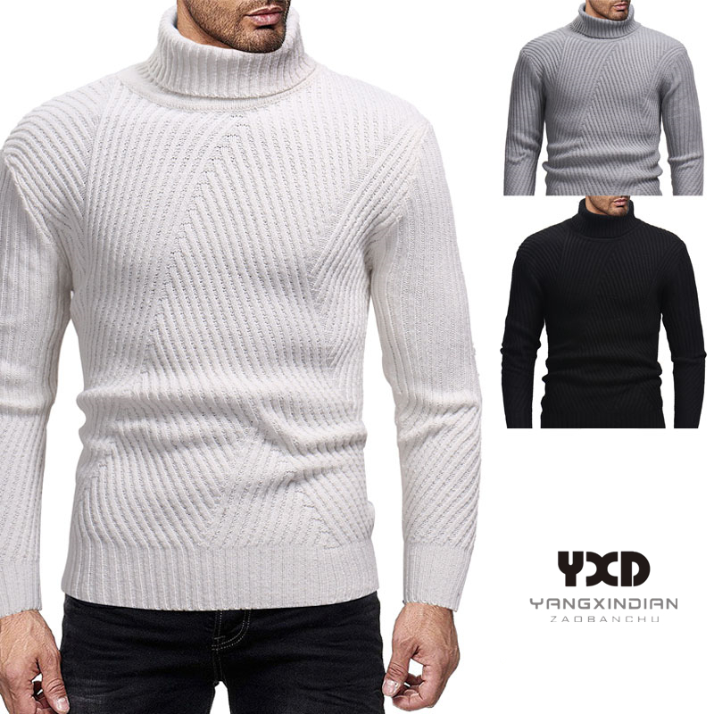 

Men clothes Man Pullover Sweater Mens clothing Mans Sweaters Jumper Man New Arrival Autumn Winter Fashion Knitted Pullovers Male, Black