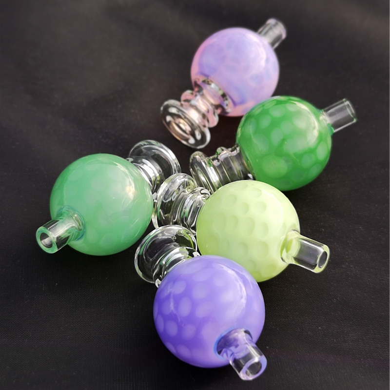 

Ball Shape Heady Glass Carb Cap Dome Carbcaps Smoking Accessories Colored Tops For Quartz Banger Nails Water Pipe Bong Dab Rigs