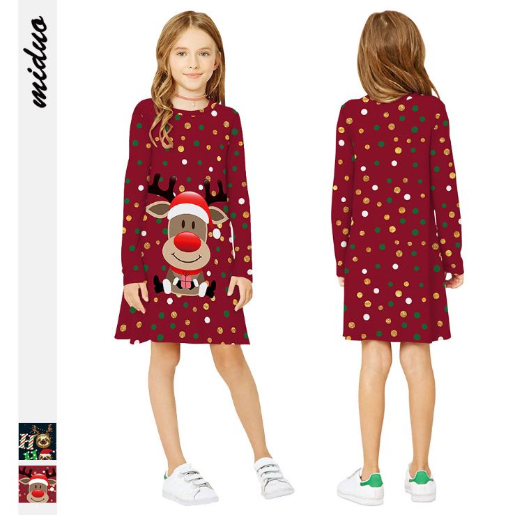 

kids dress girl clothes fashion Autumn clothes Cute dress for Birthday Party New Fashion