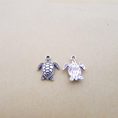 

A1120 Ancient Silver 100 Individual / Package Alloy Tortoise Ornaments Parts Group Diy Ornaments Parts 1.6 G